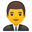 https://github.githubassets.com/images/icons/emoji/unicode/1f468-1f4bc.png emoji format png transparent