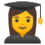 https://github.githubassets.com/images/icons/emoji/unicode/1f469-1f393.png emoji format png transparent