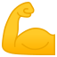 https://github.githubassets.com/images/icons/emoji/unicode/1f4aa.png emoji format png transparent