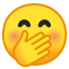hand_over_mouth emoji
