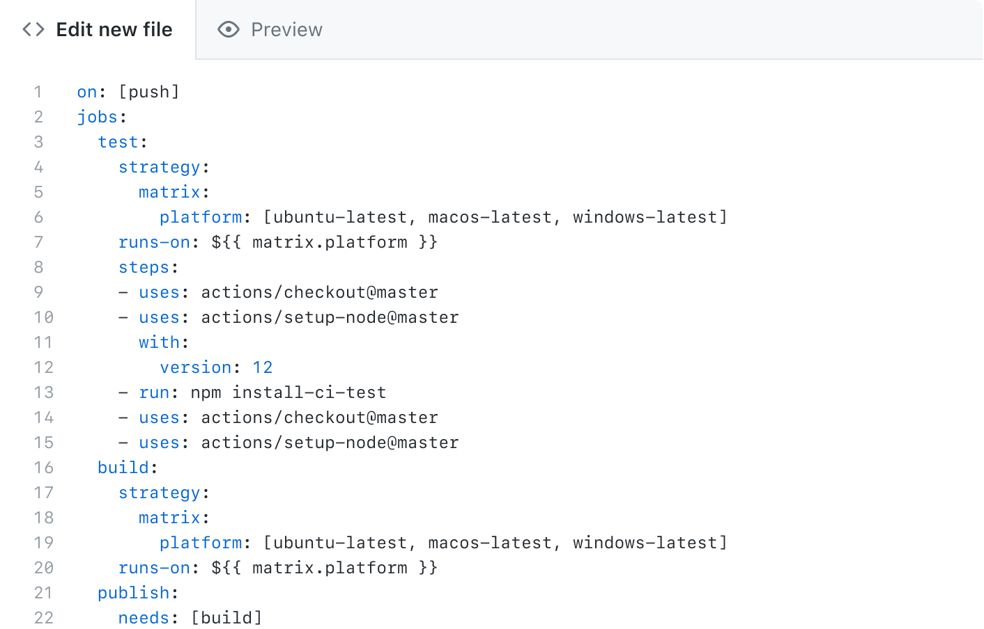 npm install from github project that uses release-script